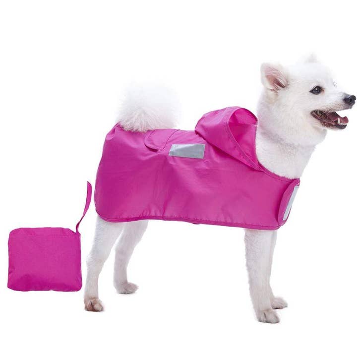 Blueberry Pet – Großhandel Haustier-Regenmantel – Hund – Wasserabweisender, reflektierender Regenponcho für Hunde6