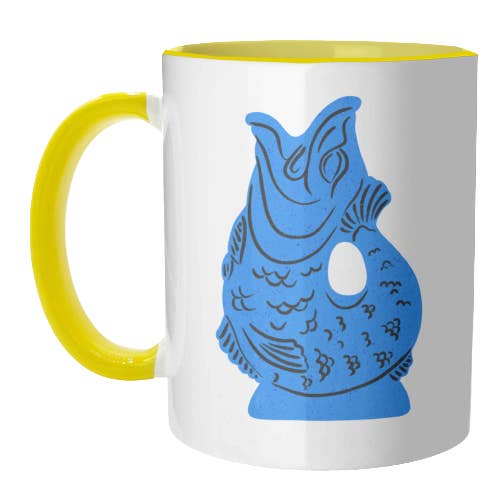 ART WOW - Wholesale Coffee mug - Mugs 'Blue Glug Jug Illustration'4