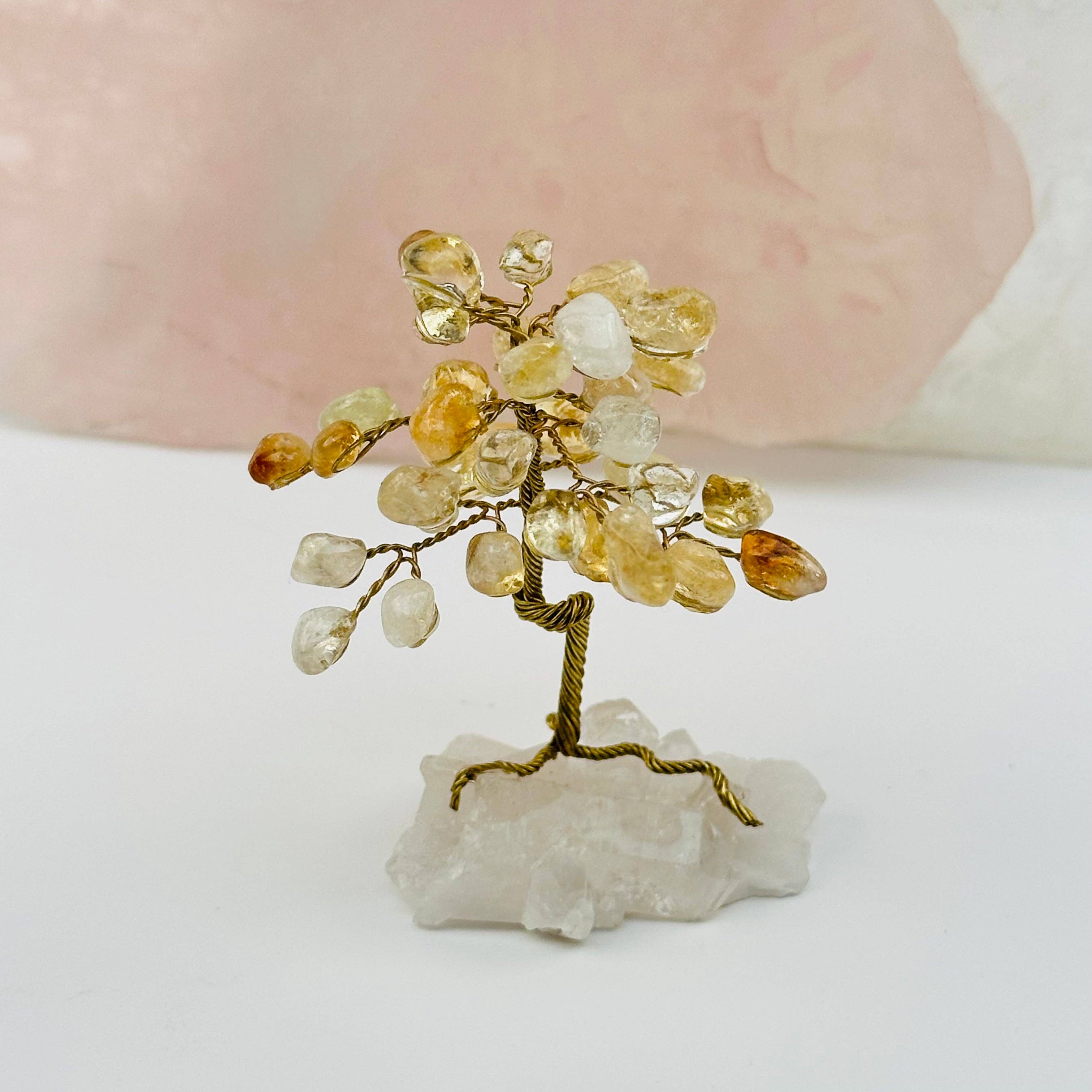 Rock Paradise - Wholesale Spiritual Stone/Crystal - Gemstone Tree on Crystal Quartz Cluster Base2