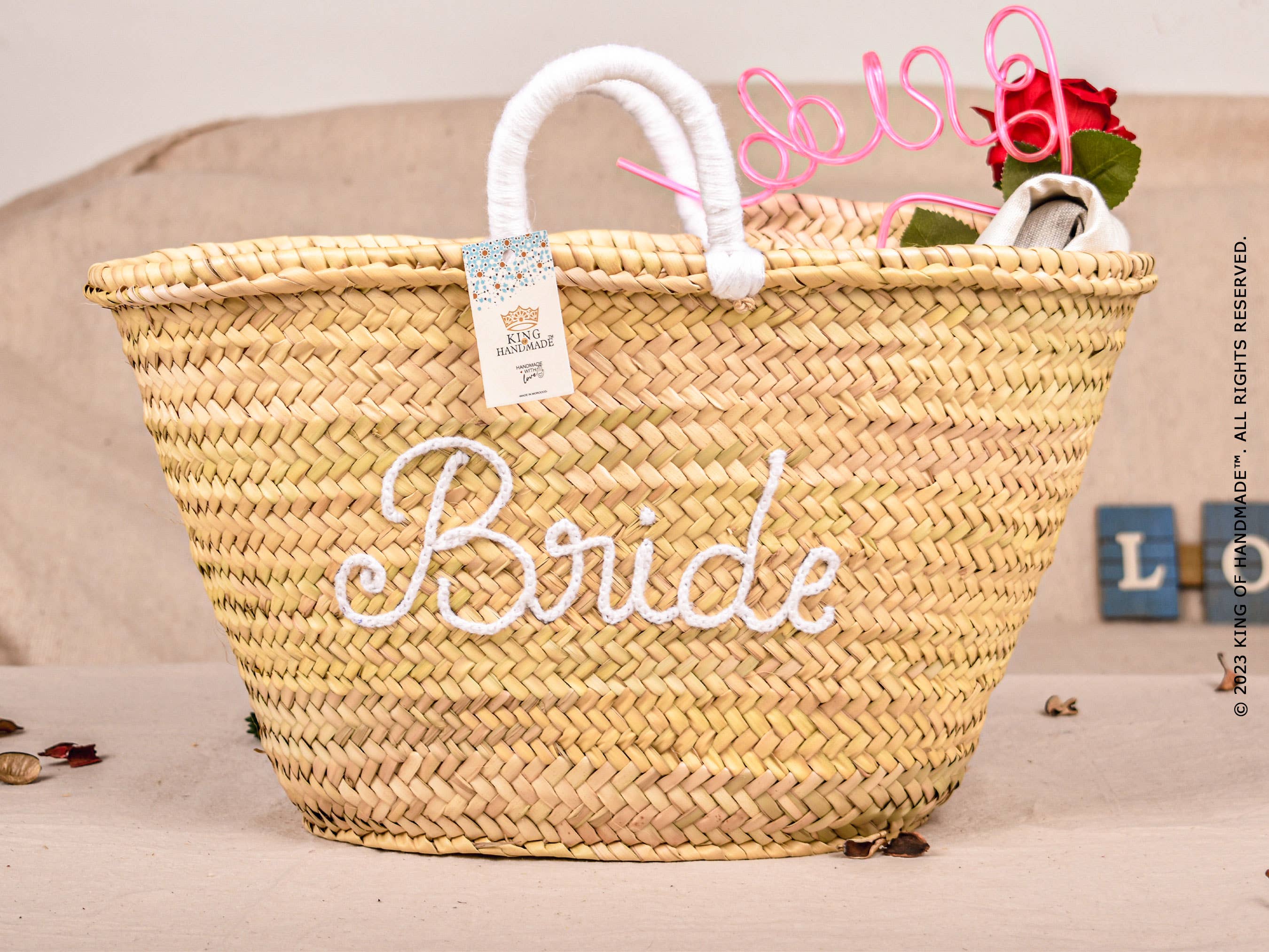 King Of Handmade - Wholesale Beach Bag - Personalized Large tote Bag , Gift for bachelorette party8