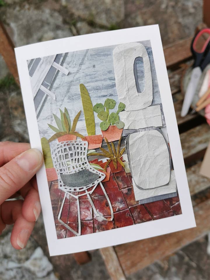 Carte de vœux de l'atelier de Barbara Hepworth pour la vente par Meg Fatharly