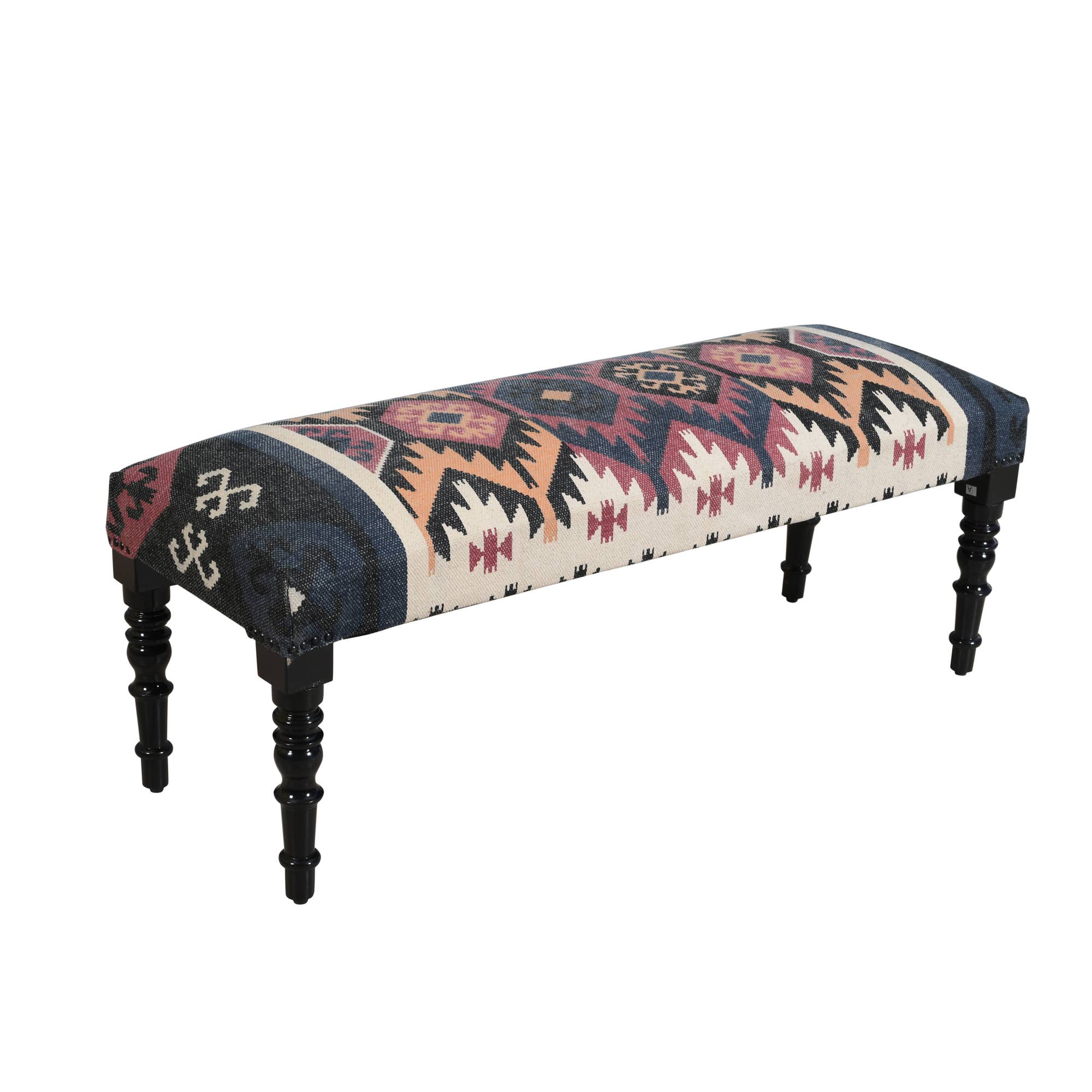 Multi Decorative Southwestern Accent Bench for Home or Office for wholesale on Faire3