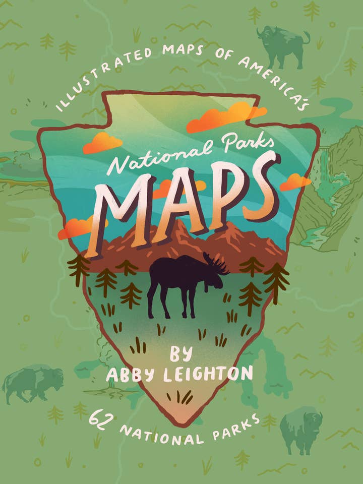 National Parks Maps: Illustrated Maps of 62 National Parks for wholesale by Gibbs Smith