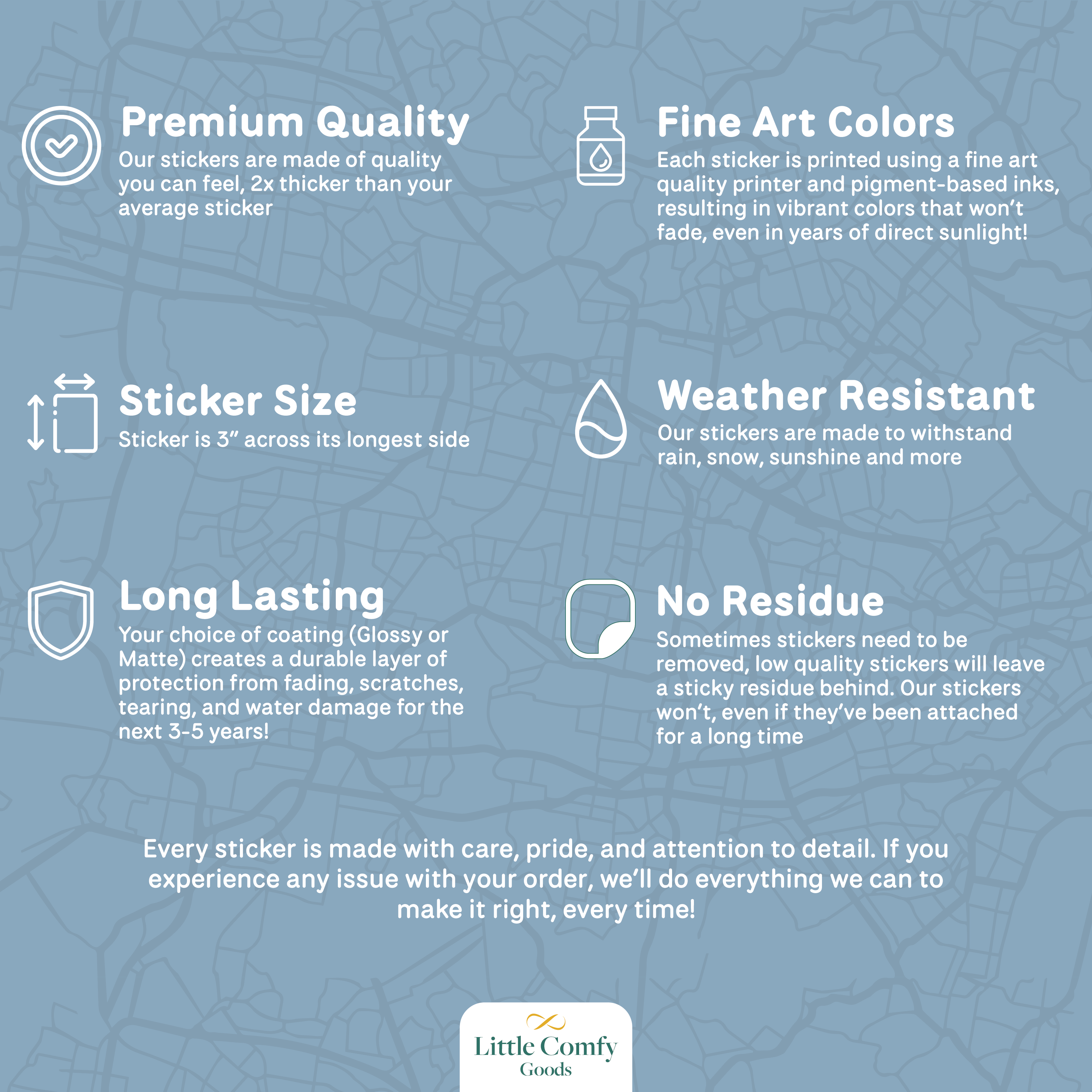 Little Comfy Goods - Wholesale Sticker - Fremont, CA Sticker1