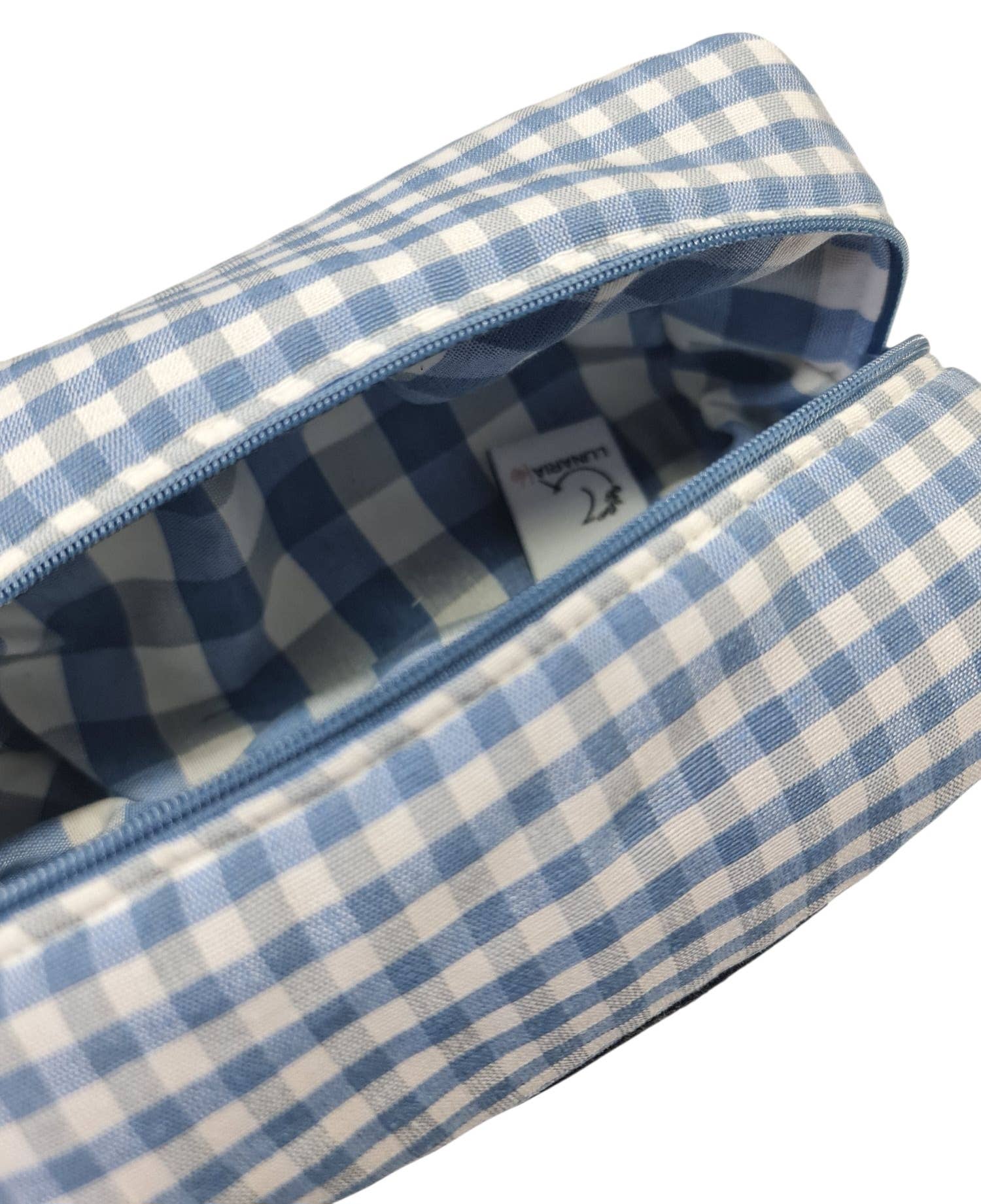 Lunaria Lab - Wholesale Makeup/Cosmetic Bag - Make up bag in Blue denim Cotton2