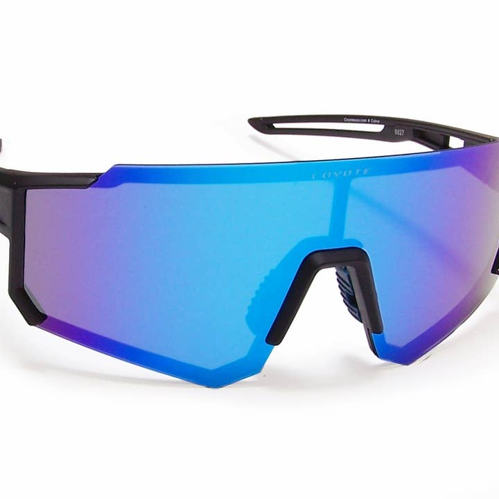 Lunettes de soleil unisexes Cobra polarisées enveloppantes pour la vente par Coyote Eyewear