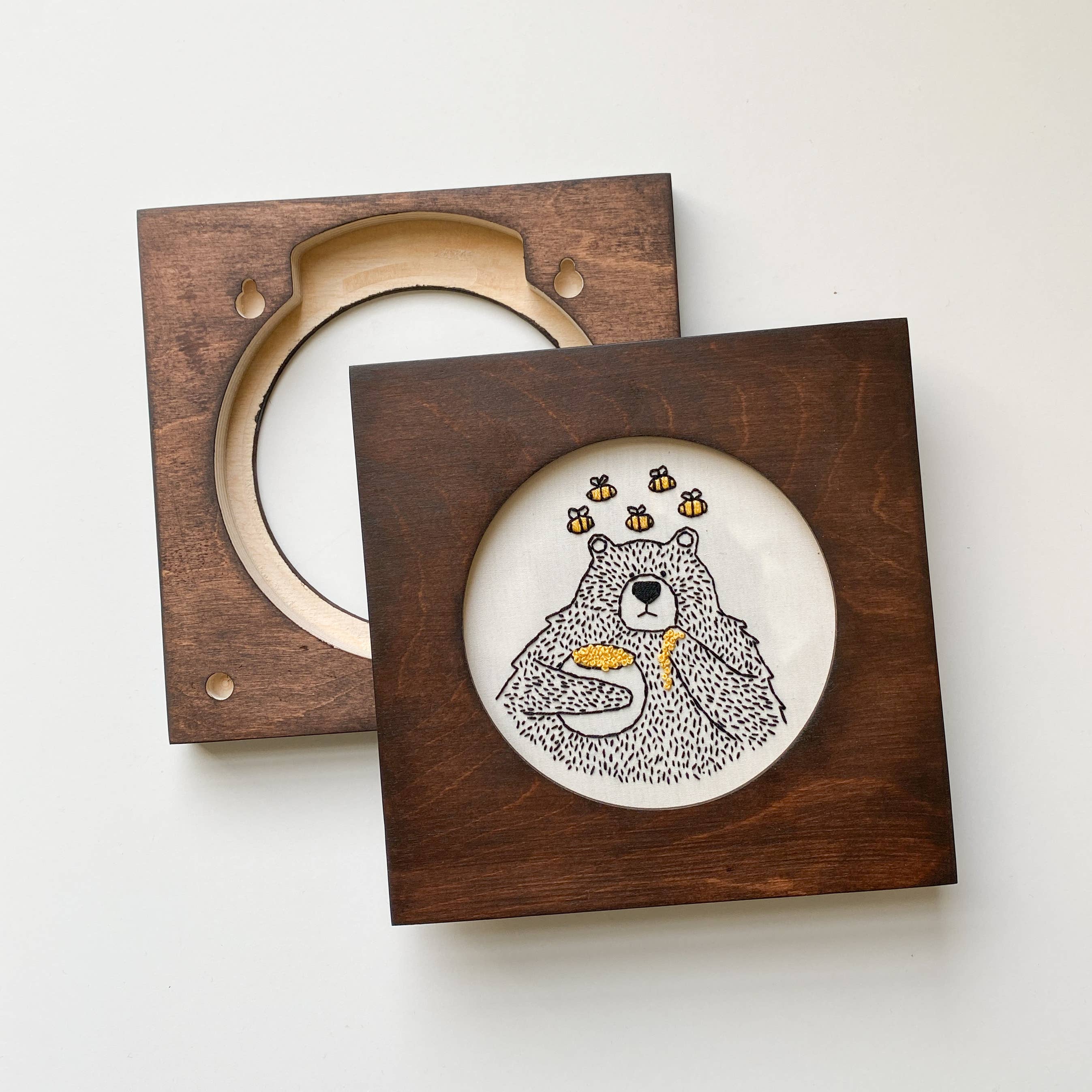 Modern Hoopla - Wholesale Embroidery/Cross Stitch Supplies - Modern Embroidery Hoop Frame for 5" Hoops3