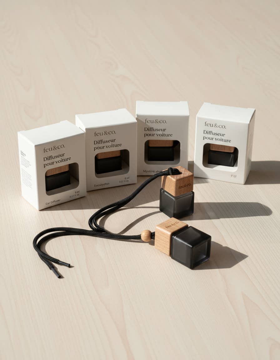 Feu&Co. - Wholesale Car Freshener - Unisex - Ensemble de 6 diffuseurs pour la voiture