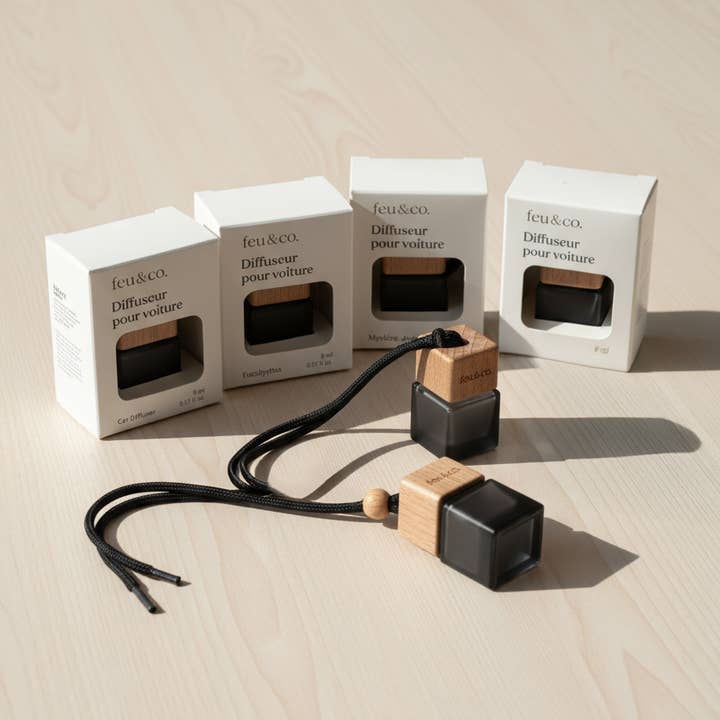 Feu&Co. - Wholesale Car Freshener - Unisex - Ensemble de 6 diffuseurs pour la voiture0