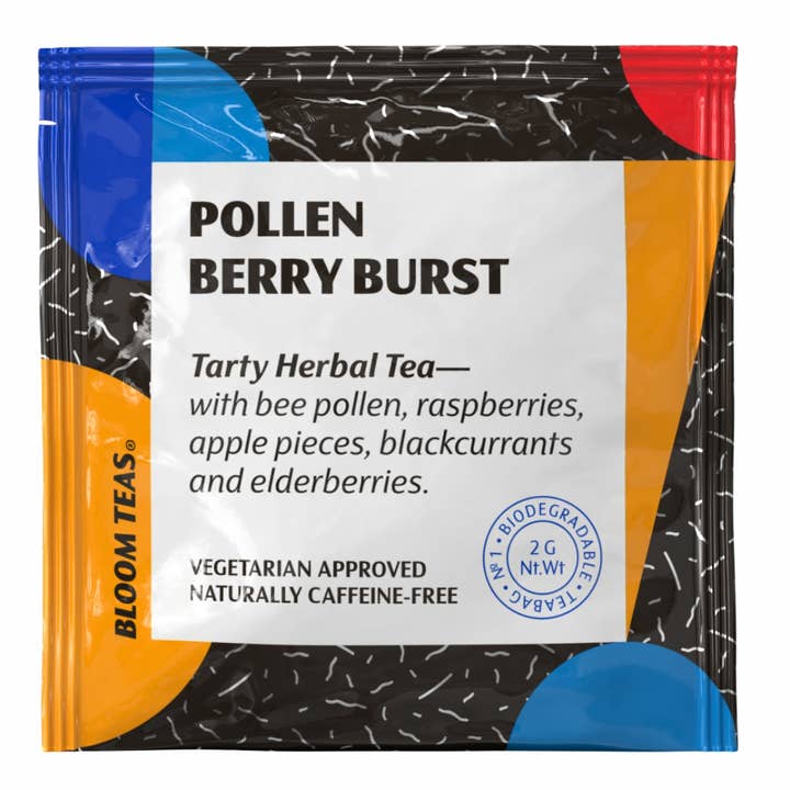 Bloom Teas - Wholesale Tea Bags - Pollen Berry Burst Tea (1 Tea Bag Sachet)
