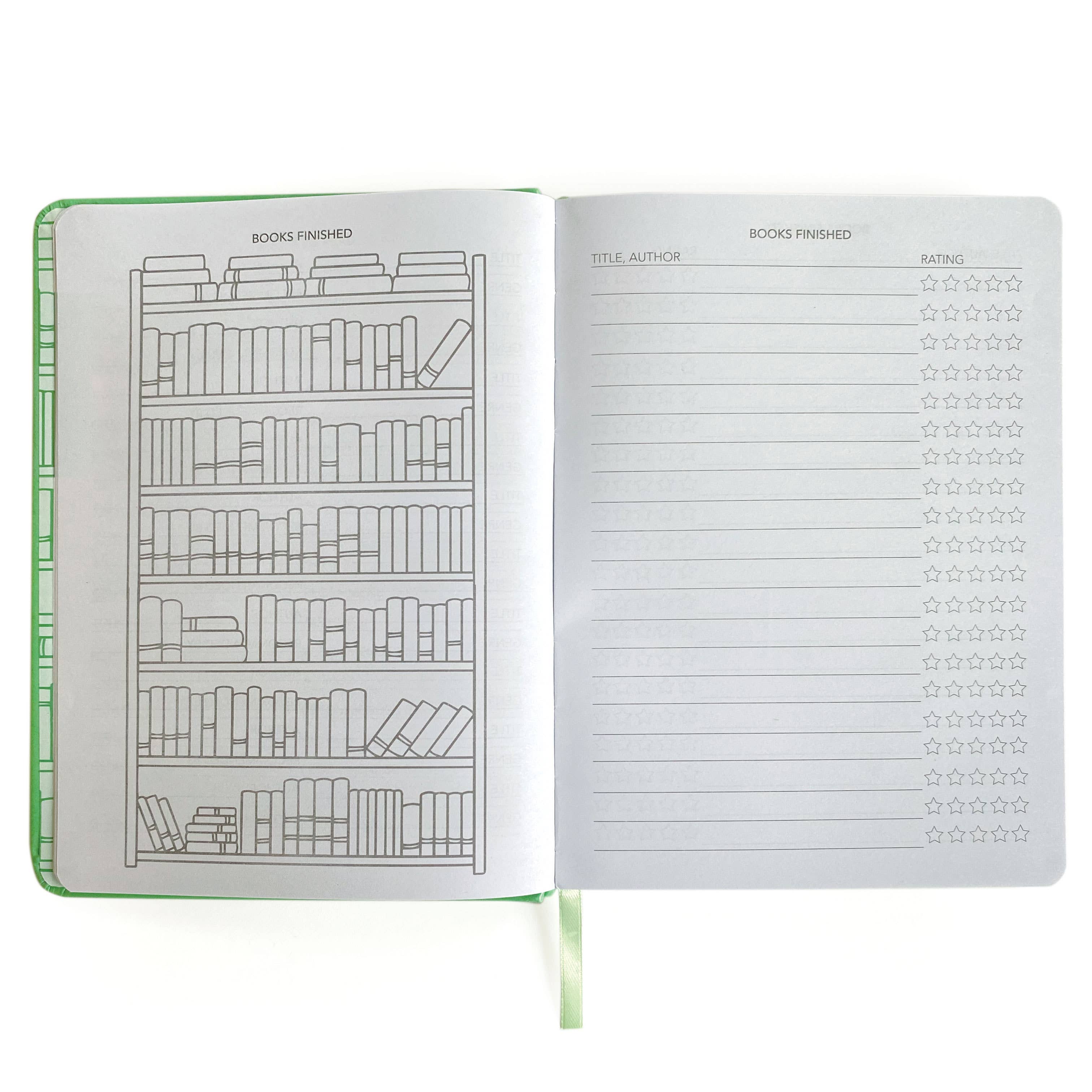 Paper House Productions - Wholesale Journal/Diary - Well Read Guided Journal - Green4