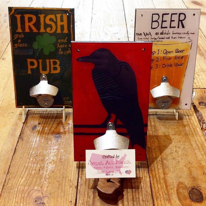 SWEET ART ATTACK - Wholesale Bottle/Wine Opener - Crow Bottle Opener8