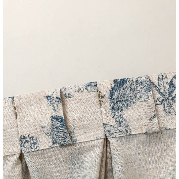 Shadisfy - Wholesale Drape - Peacock Pinch Pleated with Back Tabs Curtain Pair1