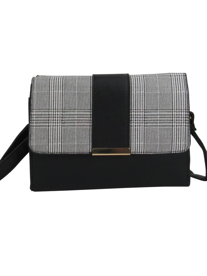 7316-Plaid Cross-Body for wholesale by AR New York