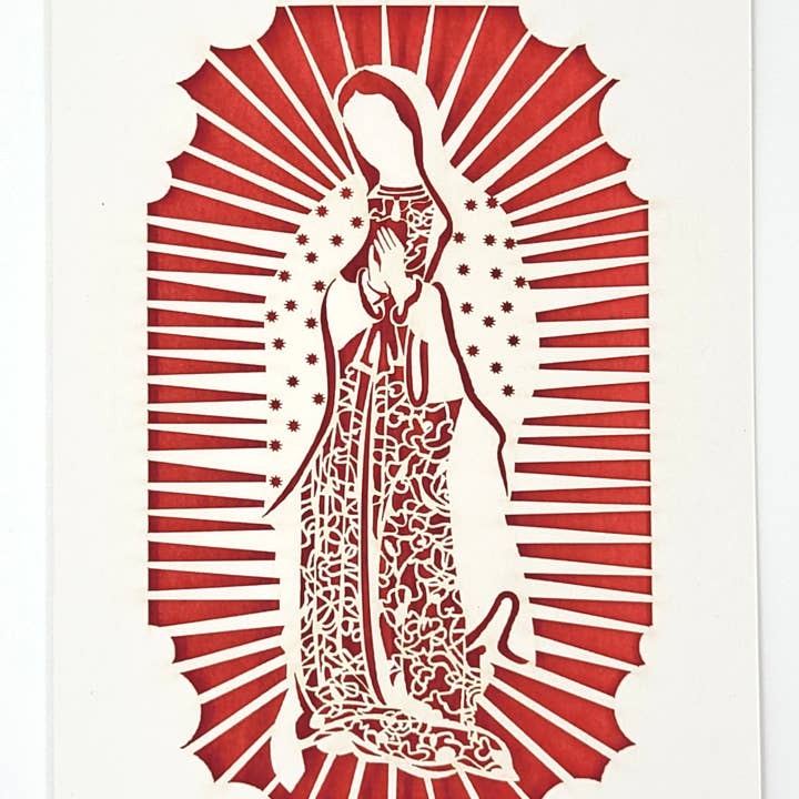 two hermanas - Wholesale Everyday Greeting Card - Virgen de Guadalupe10
