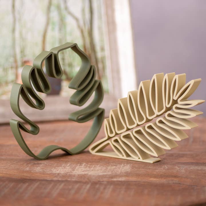 Leaf Decorative Ornament - Monstera & Fern Leaf Home Decor for wholesale by Vantage 3D Prints