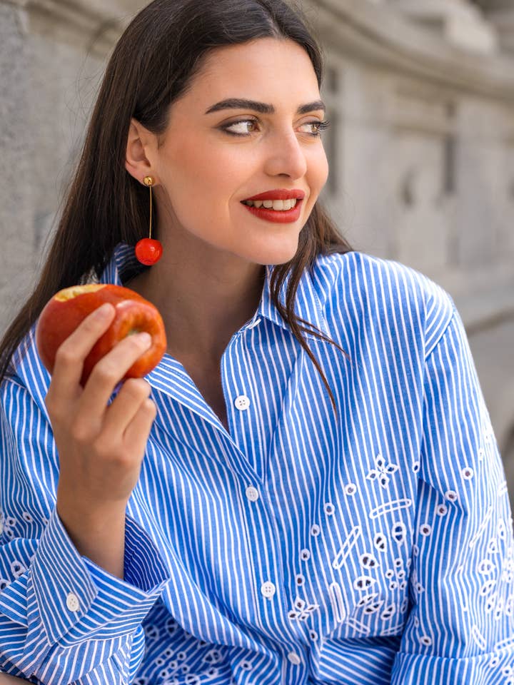 Kapda Casa - Wholesale Top & Short Set (NOT Loungewear) - Women's - Total Look Set Marsella - Camisa y Short Bordados3