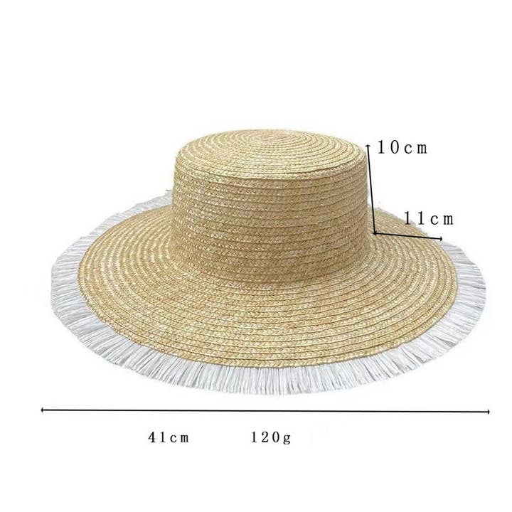 ACCITY - Wholesale Straw Hat - Women's - LARGE BRIM STRAW HATS FOR WOMENS BEACHWEAR_CWAH115725