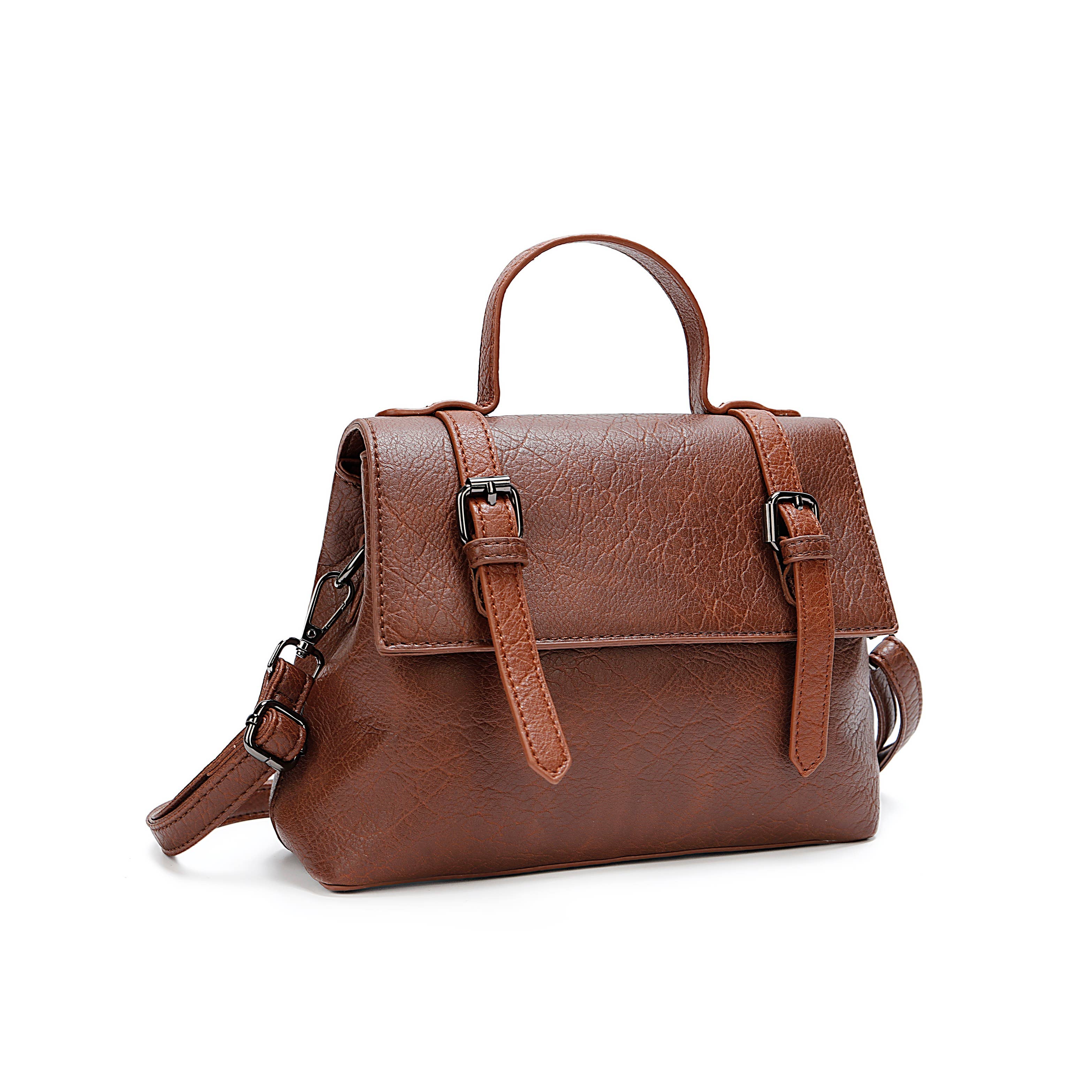 Superbia – Mala com alça superior – Mulher por atacado – Mala de Mão Bicolor em Pele Sintética Superbia (Gama Carla)1