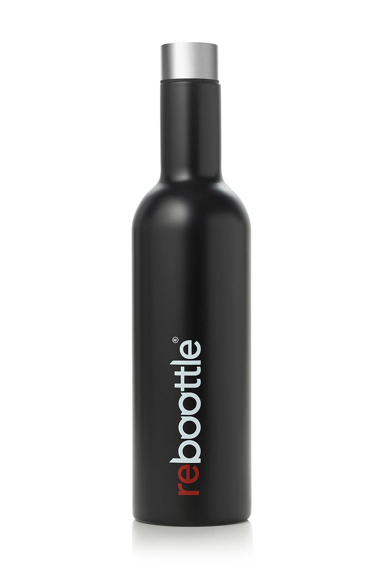 Reboottle - Wholesale Water Bottle - botella de agua de acero inoxidable NEGRA 750ml1