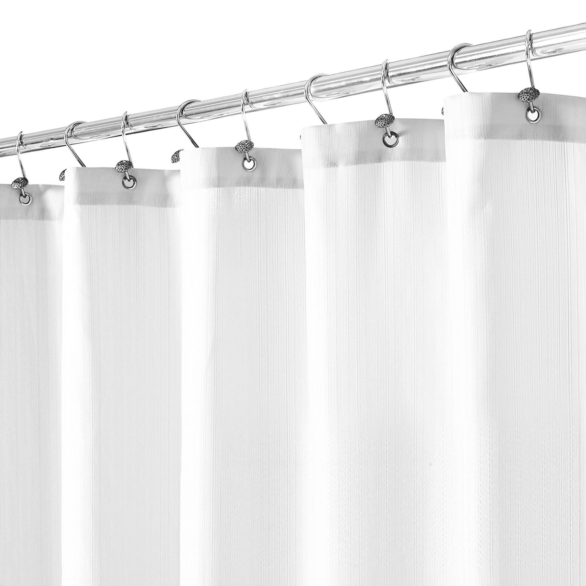 Bianco Tenda da doccia o rivestimento in tessuto morbido in vendita all'ingrosso su Faire1