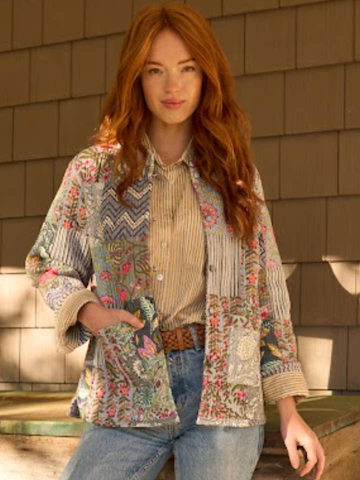 Sag Harbor Reversible Patchwork Jacket for wholesale by and for Good