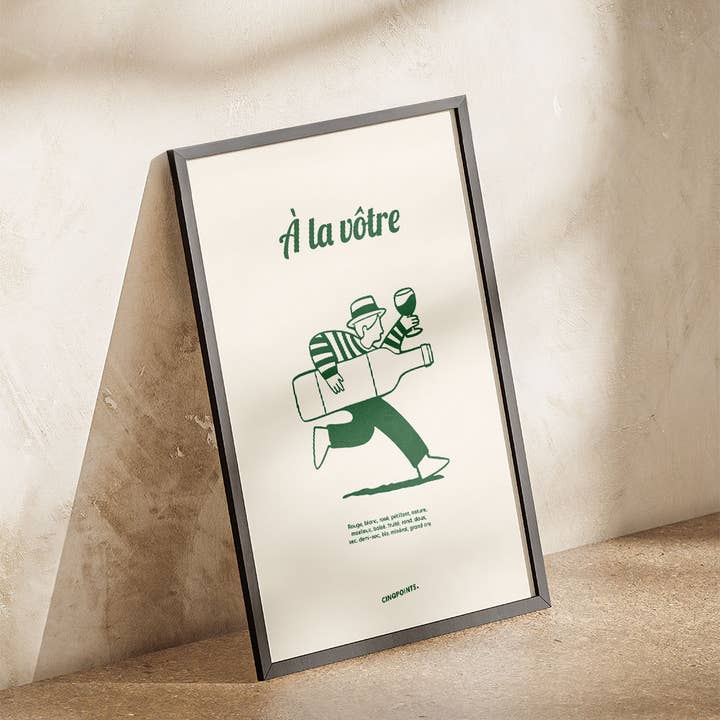 Cinqpoints - Wholesale Poster - Poster A la Vôtre Valentine's Day Gift Idea2