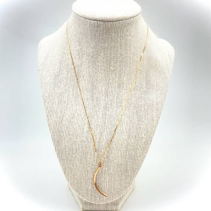 Stone Cooper - Wholesale Pendant/Charm Necklace - Gold Moon Necklace1