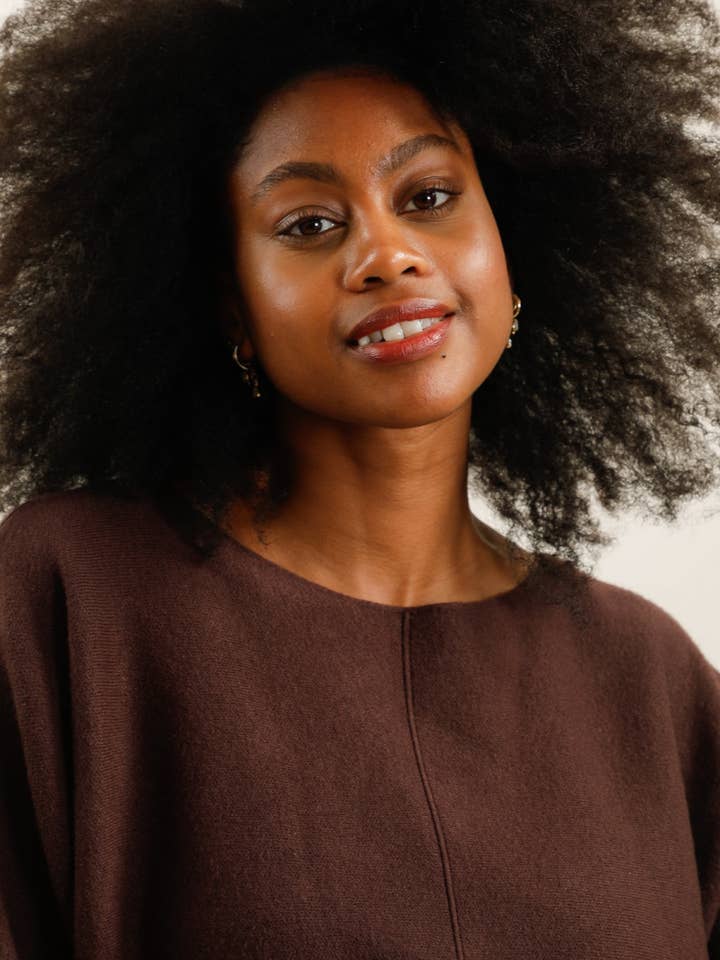 DIX-ONZE - Wholesale Knit Sweater - Women's - Fine Knit Minimalist Sweater – Adjustable Base with Tie1