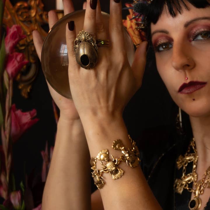 Trollbinde - Wholesale Link & Chain Bracelet - Sun Empress Scarab Link Bracelet5