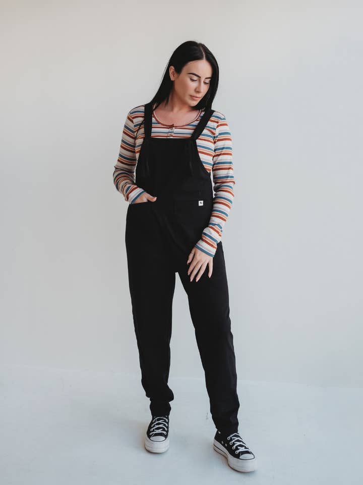 Lila Svarta Dungarees för wholesale av Turtledove London