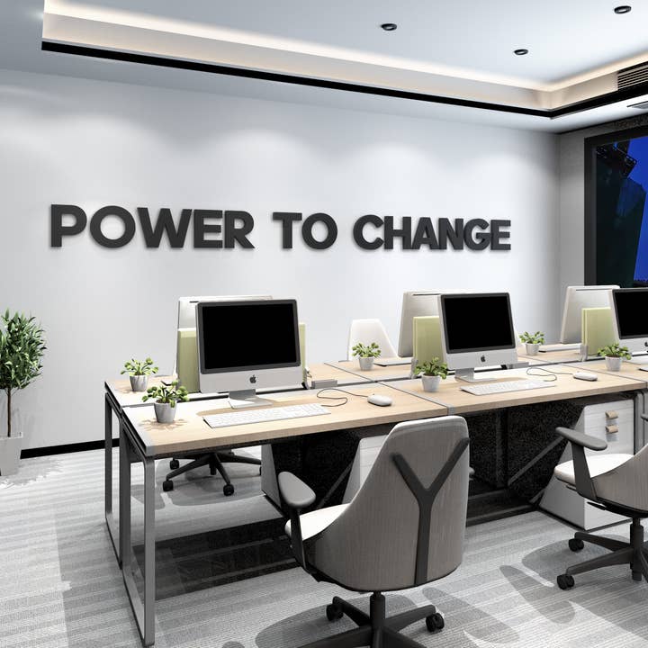 Decorazione da parete per ufficio Power 3D per la vendita all'ingrosso da parte di Guipp-Decor - Decoriy