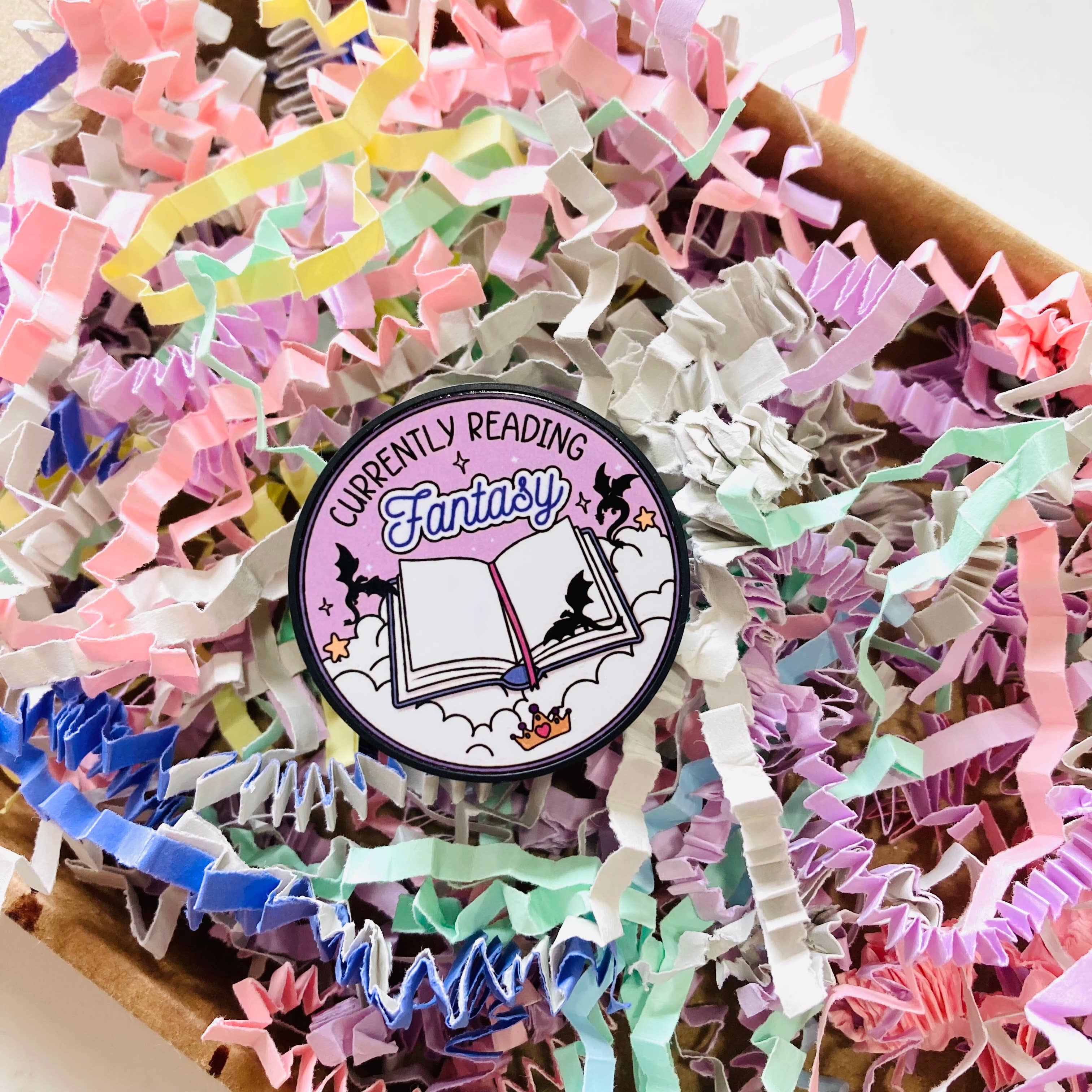 Chapter & Ink - Vente Aimants - Actuellement en train de lire Kindle Poignée de téléphone2