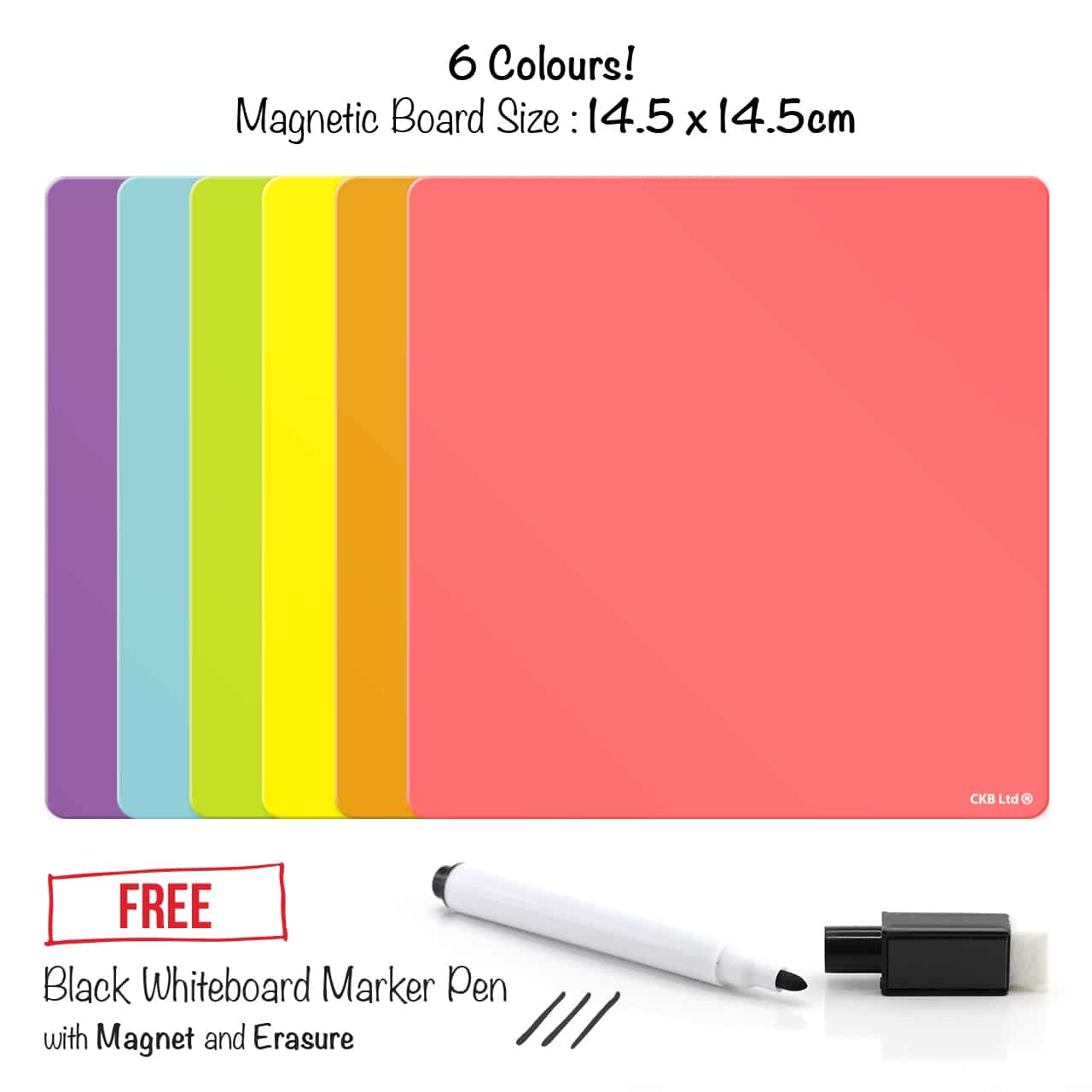 Wholesale Gifts Tomorrow – wholesale Whiteboard/dry-erase board – Pack Of 6 Magnetic Dry Wipe Memo Whiteboards3