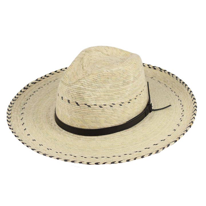Jeanne Simmons Accessories - Wholesale Straw Hat - Women's - 4" Brim Pinch Top Palm Braid 6615 Hat Spring