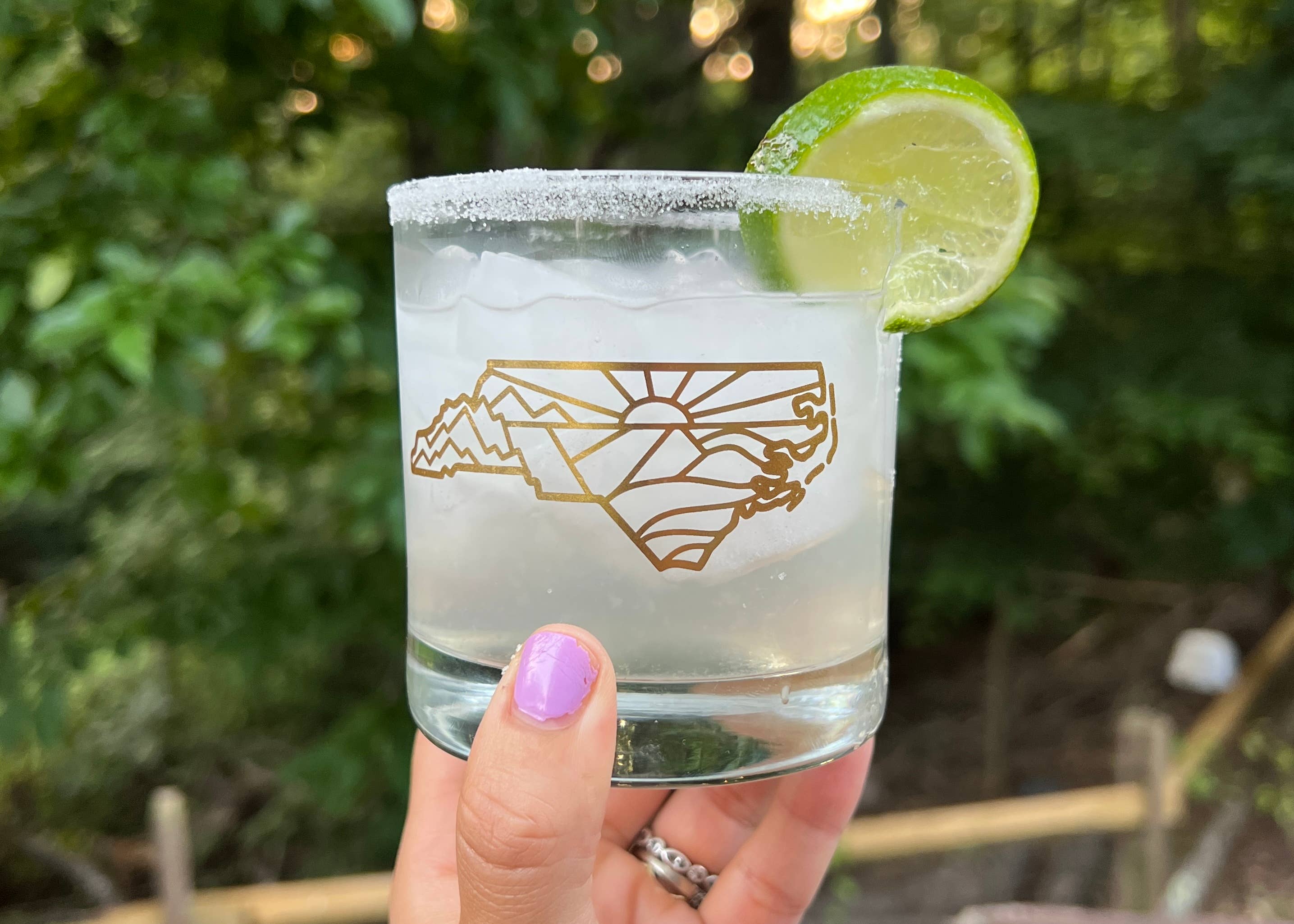 Amber Taylor Creative - Wholesale Cocktail/Liquor Glass - NC Cocktail Glass