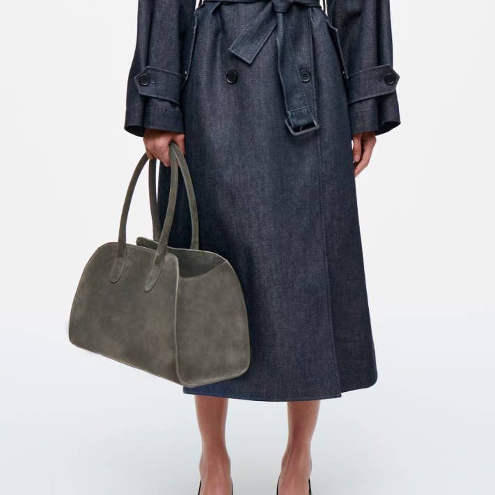 Chenson & Gorett - Wholesale Shoulder Bag - Women's - Italian Leather Shoulder Bag with Long Handles Promo 5789417