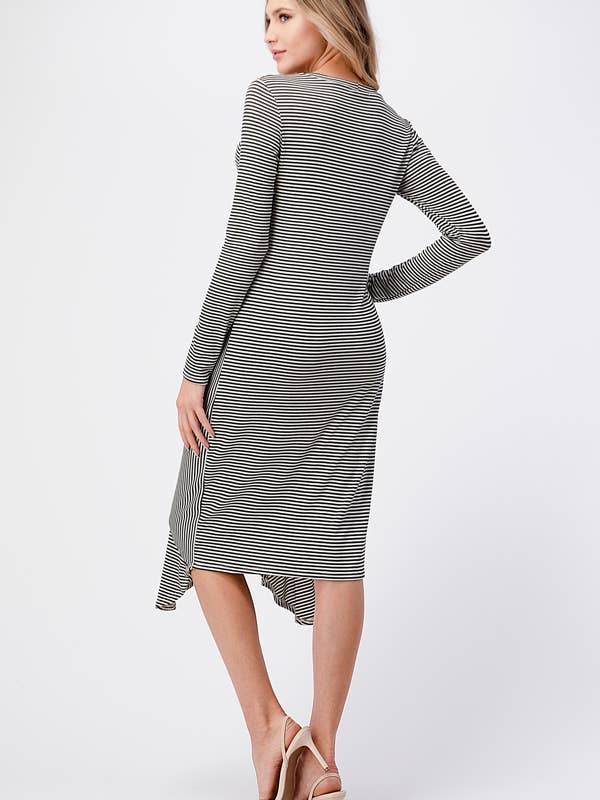 miroh - Wholesale Dress - Women's - Striped Midi Dress3