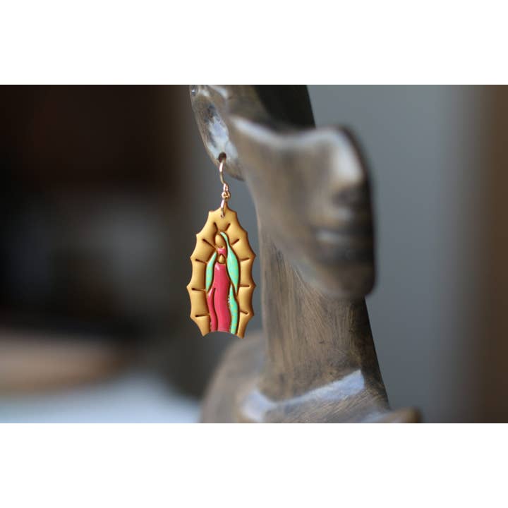 Skye Eclisse Jewelry - Wholesale Dangle Earrings - Virgen De Guadalupe Earrings5