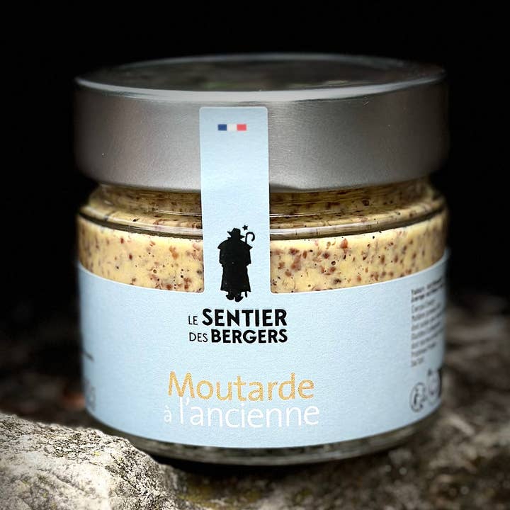 Moutarde à l’ancienne - 180g pour la vente par Le Sentier des Bergers