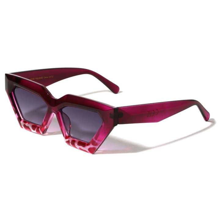 Crystal Color Cat Eye Sunglasses p1070 for wholesale by Sunrayzz Imports