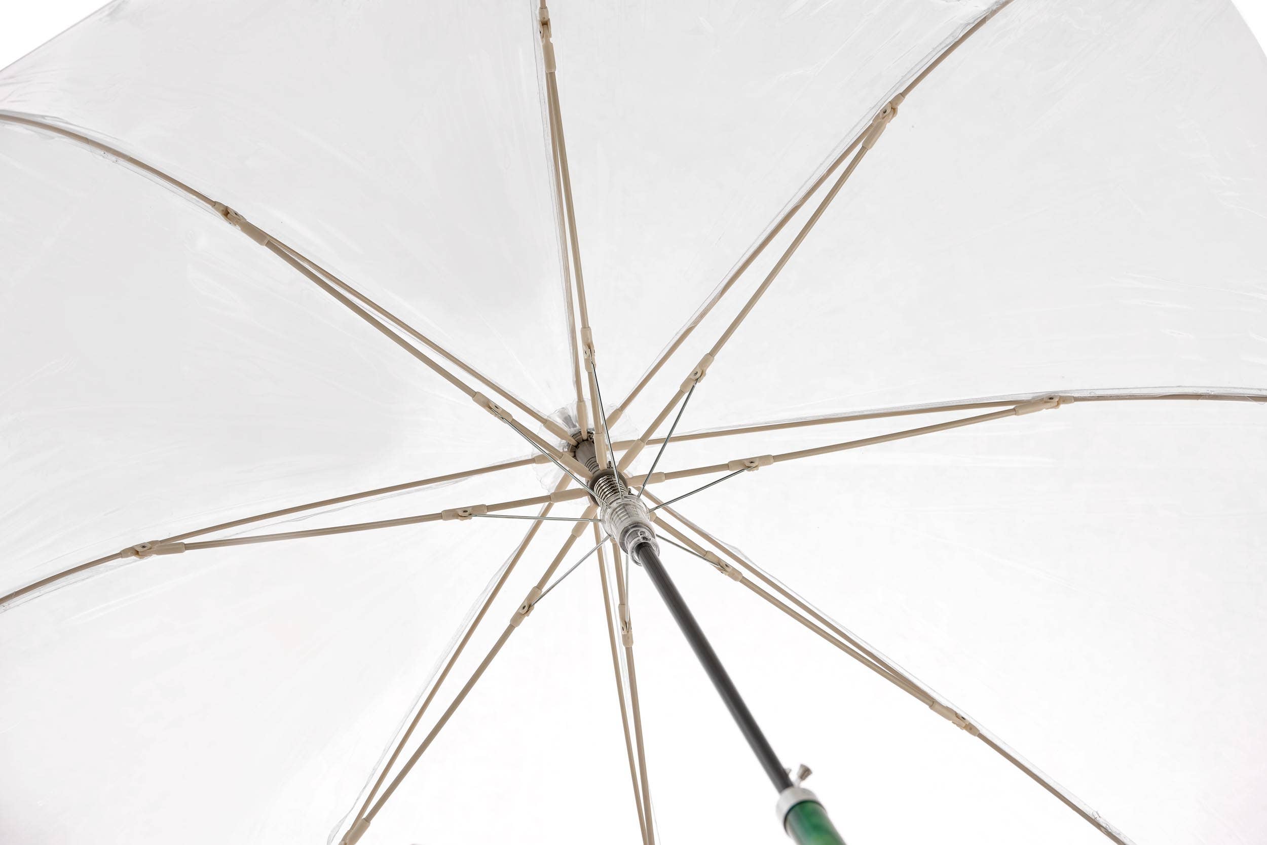 Clima Umbrellas - Wholesale Umbrella - Women's - “Aqua” Transparent Long Auto Umbrella | Marbled handle11