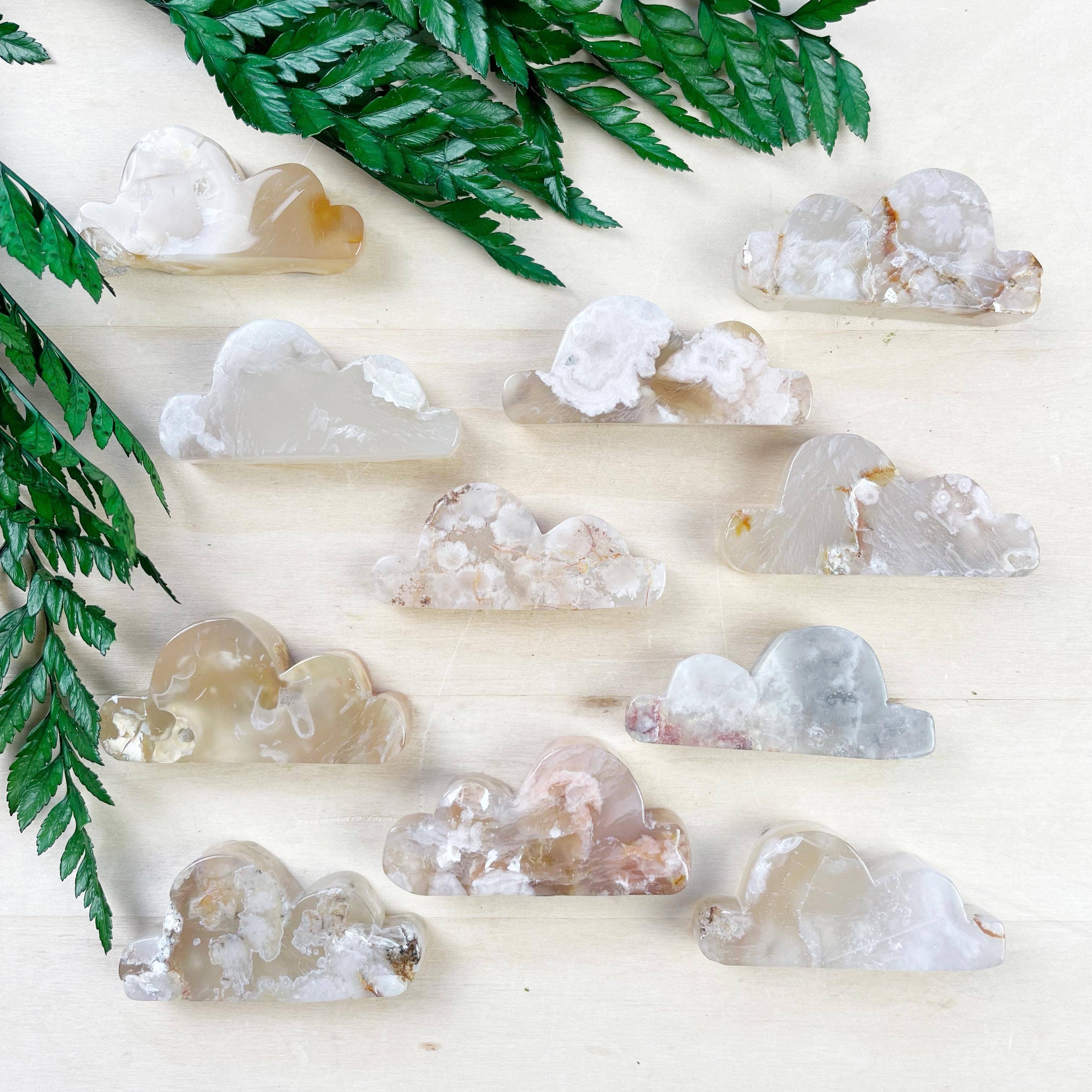 Ewelina Pas Jewelry - Wholesale Spiritual Stone/Crystal - Flower Agate Cloud Carving1