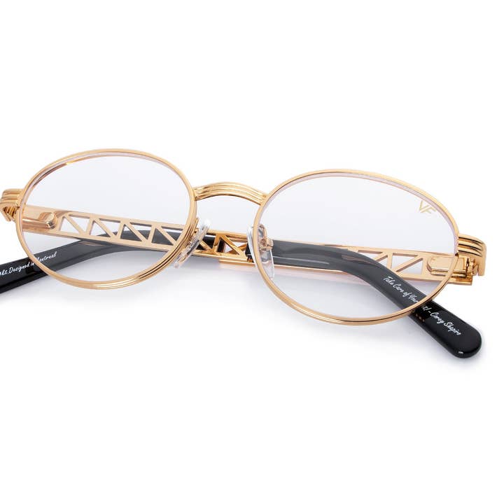 VF Jacques Cartier PAC 24KT Ouro (Claro) por atacado de Vintage Frames Company