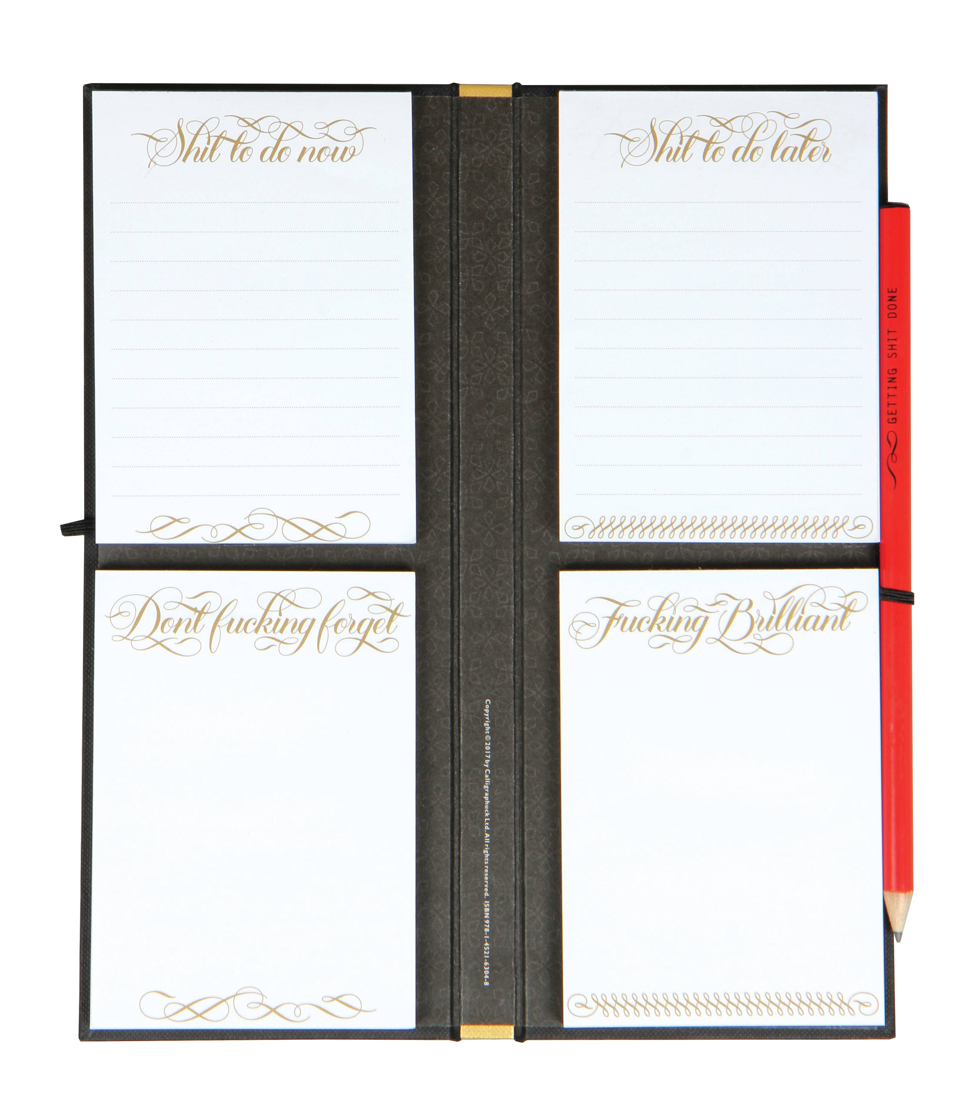 Chronicle Books - Wholesale Notepad - Getting Shit Done List Ledger3