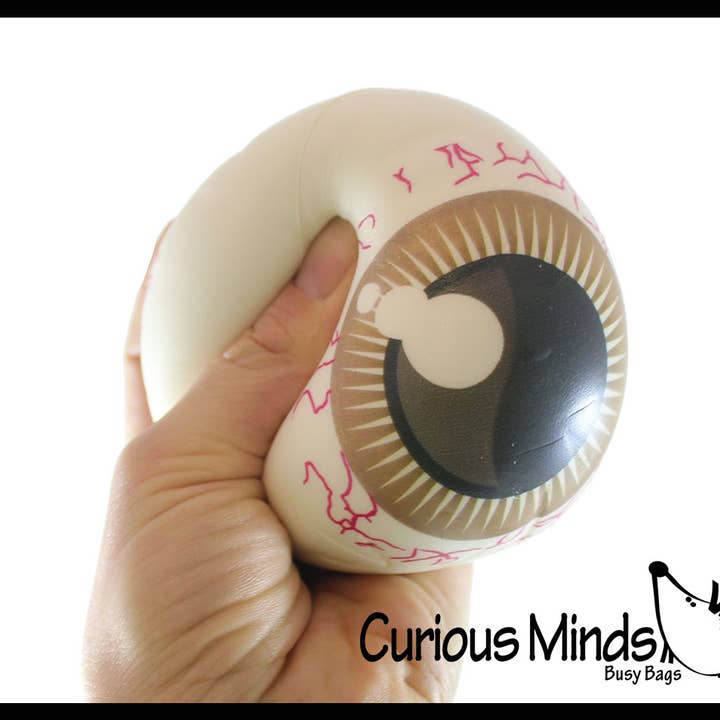 Curious Minds Toys - Wholesale Squishy Toy - Kids & Baby - 1 Large Eye Slow Rise Squishy Foam Stress Ball  -  Sensory,