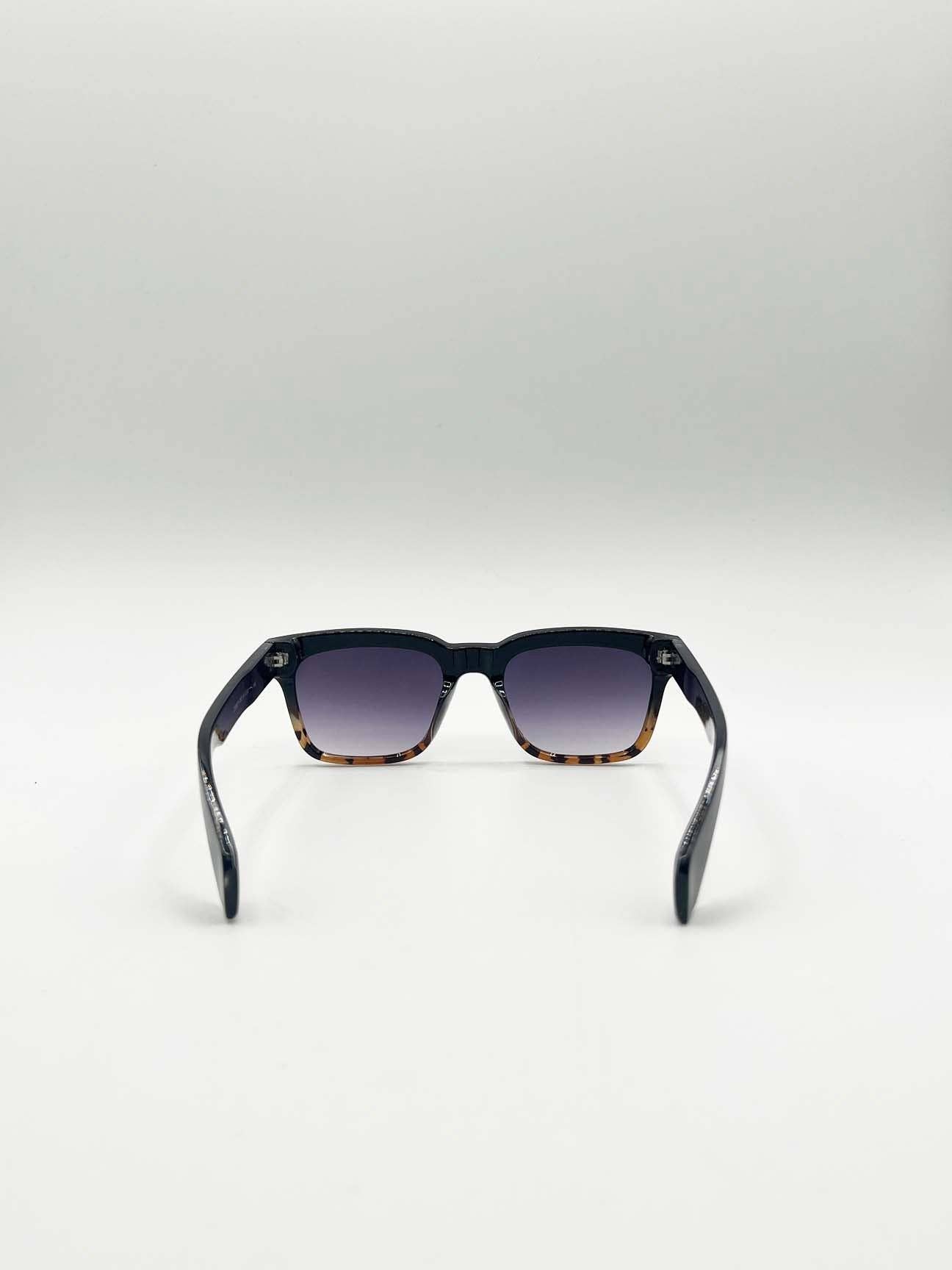 Square Sunglasses in Black Leopard for wholesale on Faire2