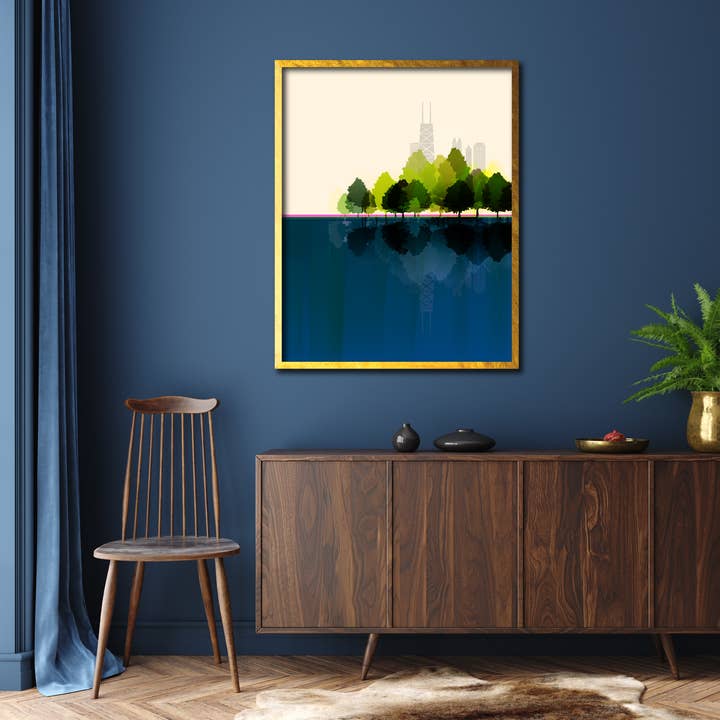 Lucky Skye Graphics - Venta al por mayor Ilustración - Chicago - Ciudad de verano1