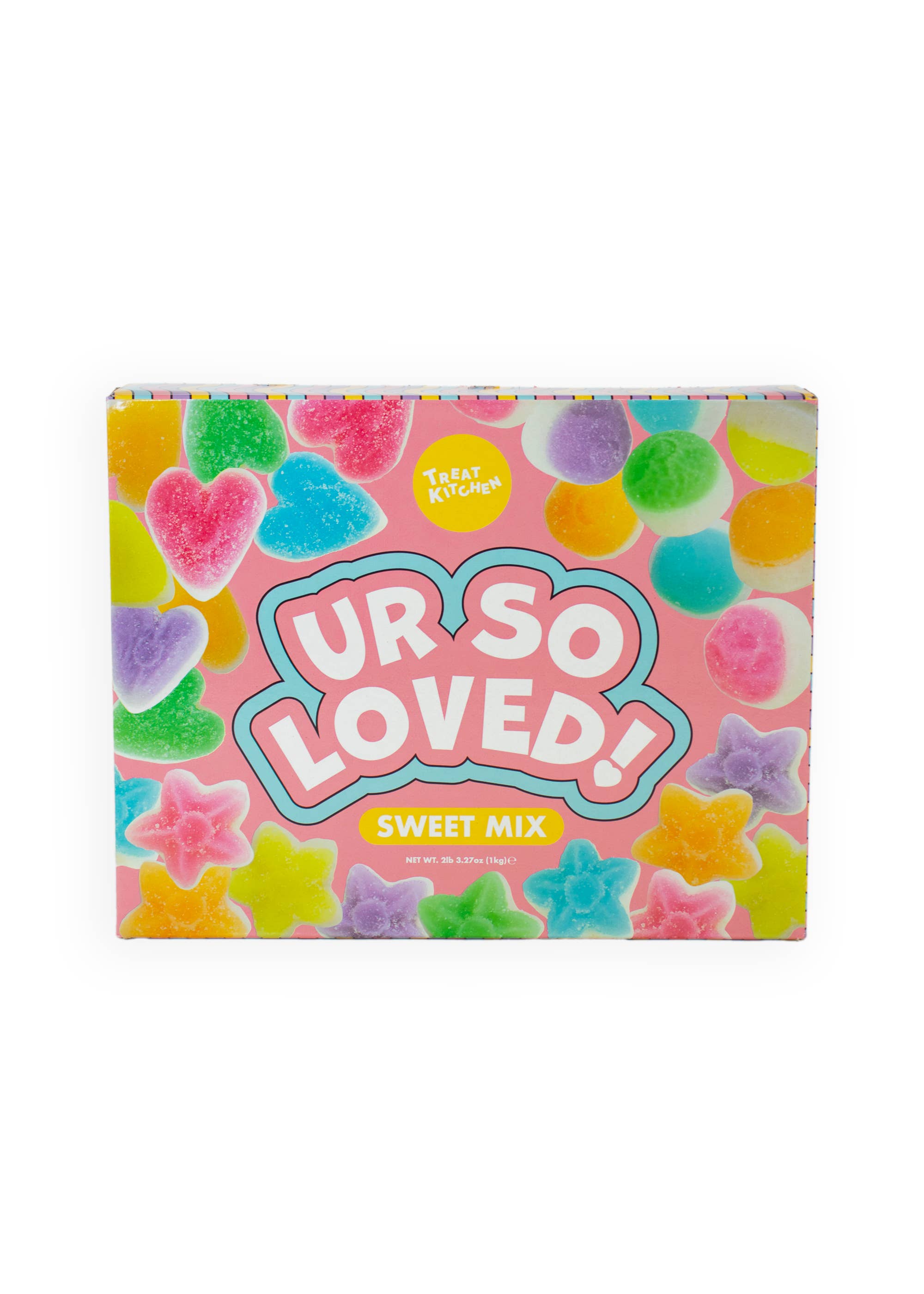Treat Kitchen – wholesale Gummy – UR SO LOVED! Multicoloured Fruit Sweets 1kg Gift Box 8