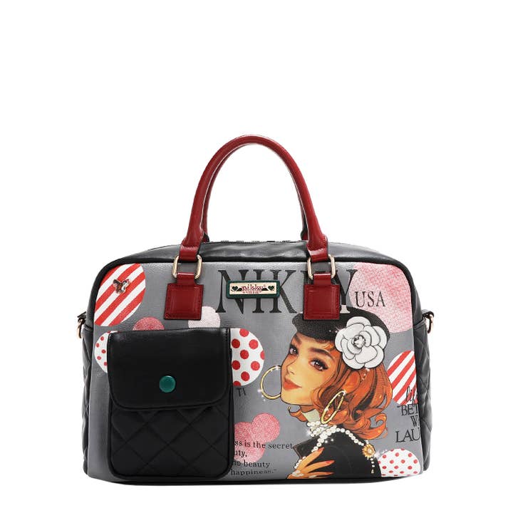 NIKKY BOSTON BAG for wholesale by Nicole Lee USA